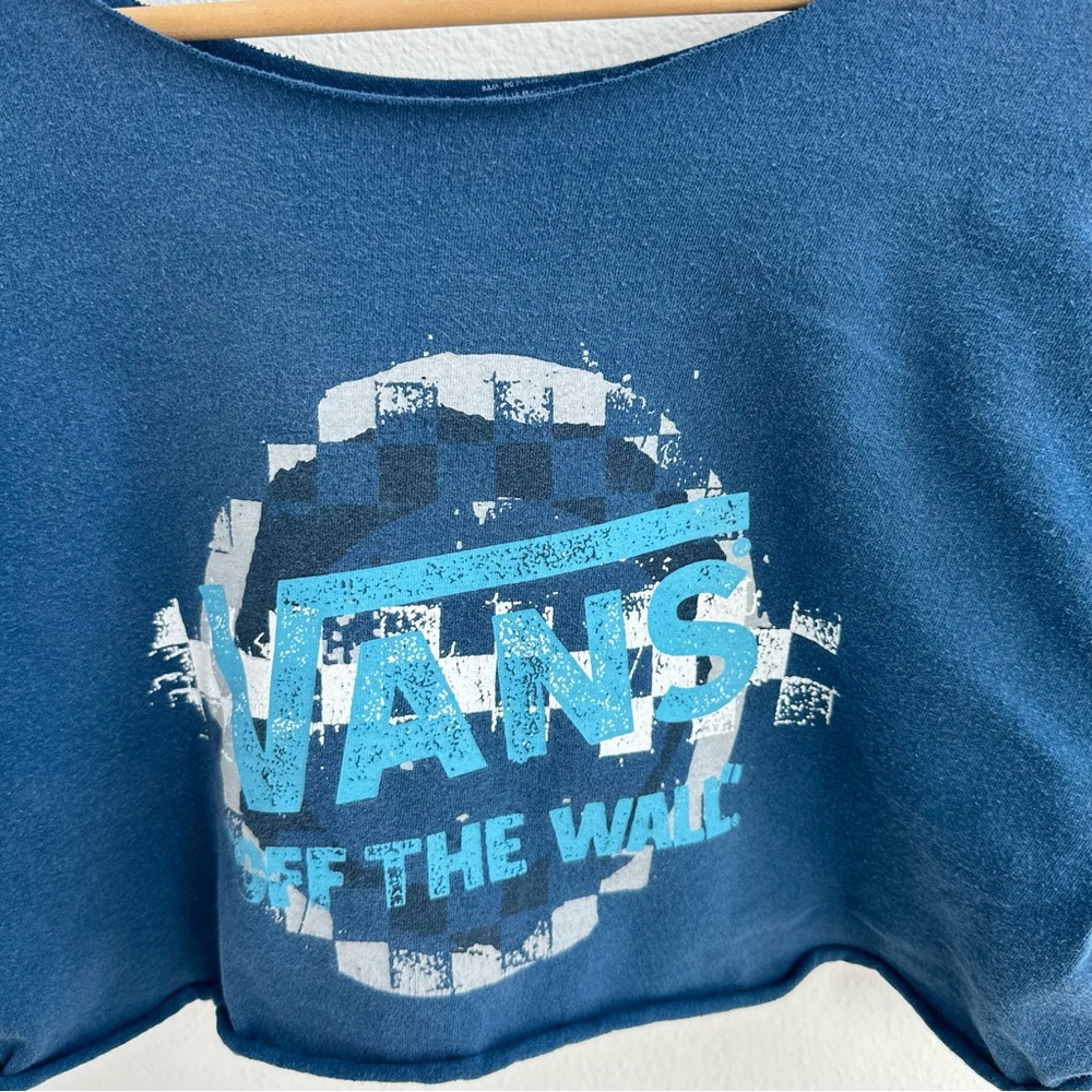 Vans Off the Shoulder Cropped Tee - Picture 3 of 4